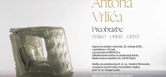 Izložba staklenih skulptura i crteža iz ciklusa Preobrazbe „STAKLO - OBJEKT - CRTEŽ